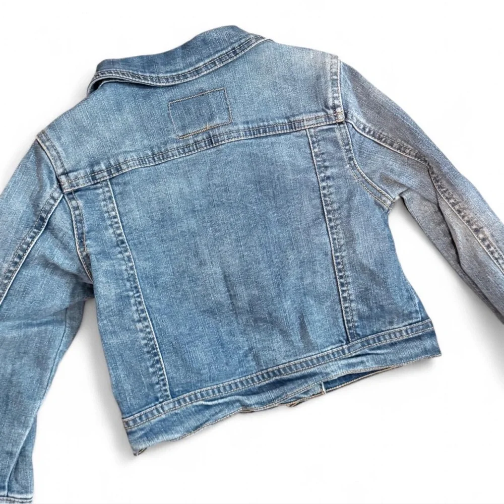 Oshkosh Kids Girls 4T blue summer spring‎ denim jacket